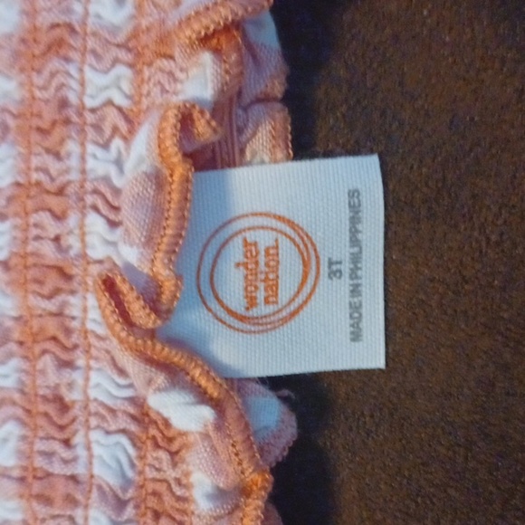 Wonder Nation Pink and White Gingham Matching Set - Picture 6 of 9